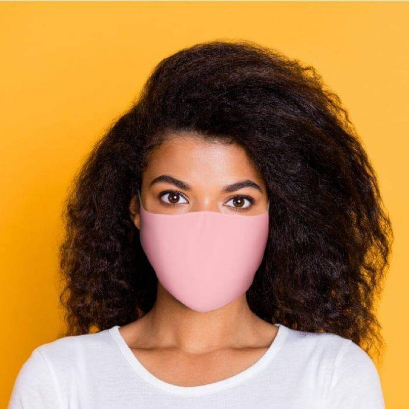 Pink Adult Face Covering