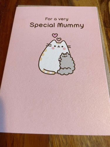 Pusheen Special Mummy Card