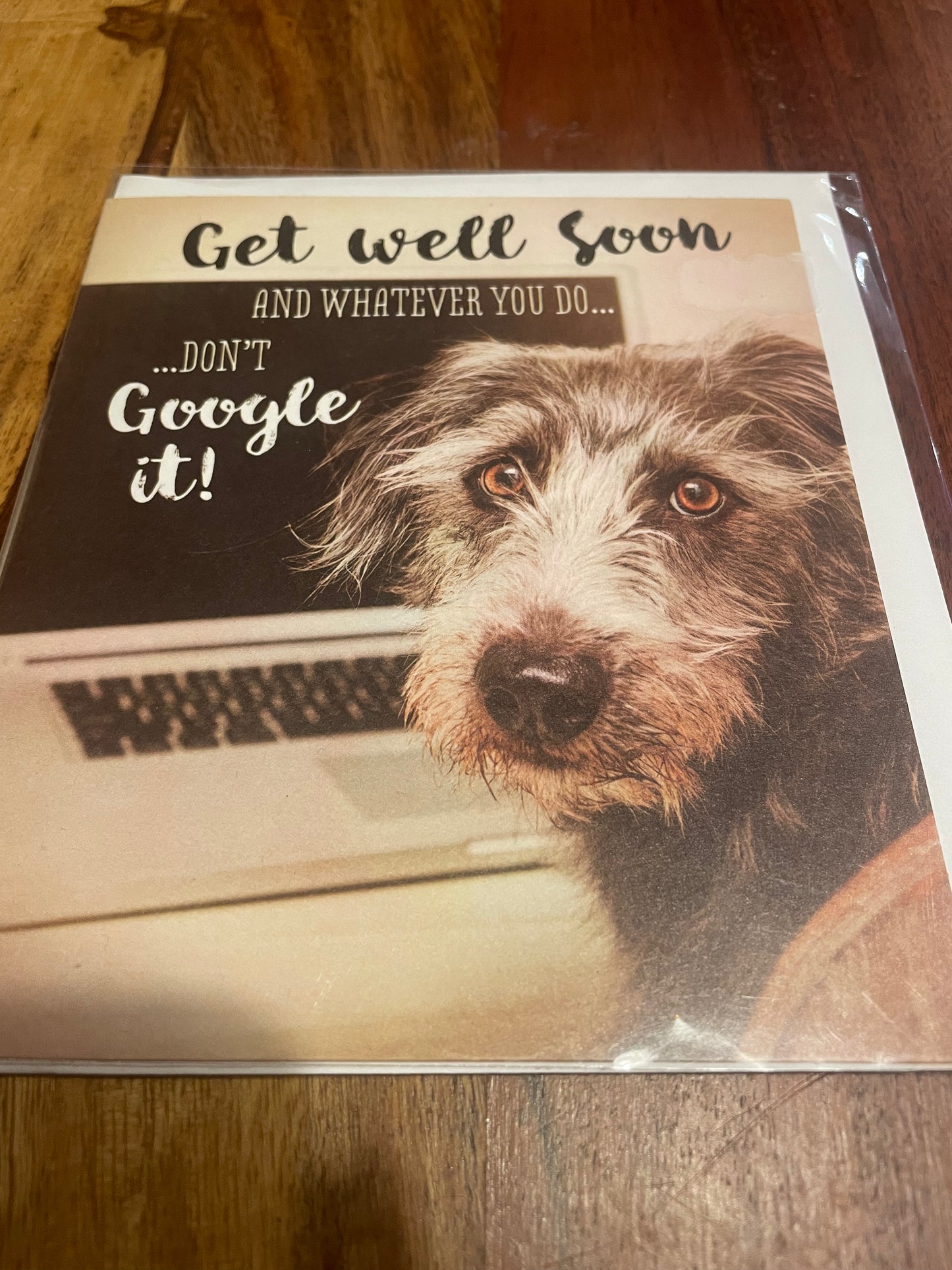 Get Well Soon Card-Dog