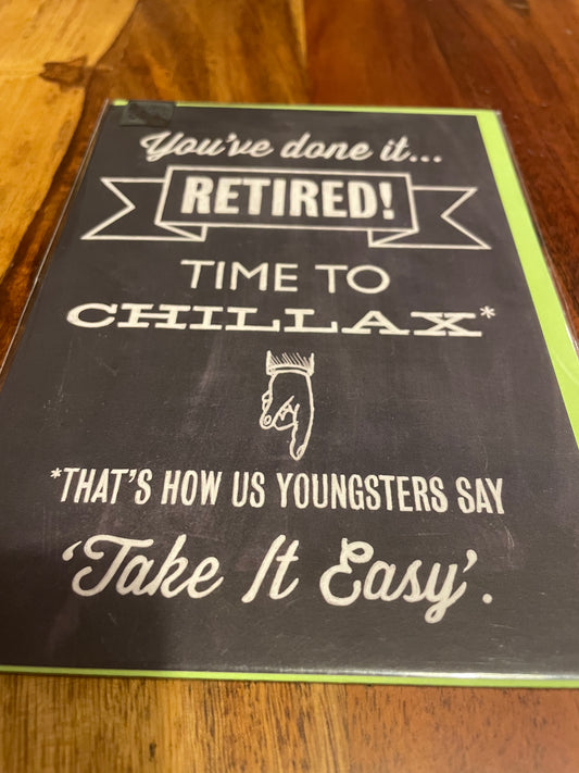Time to Chillax Card