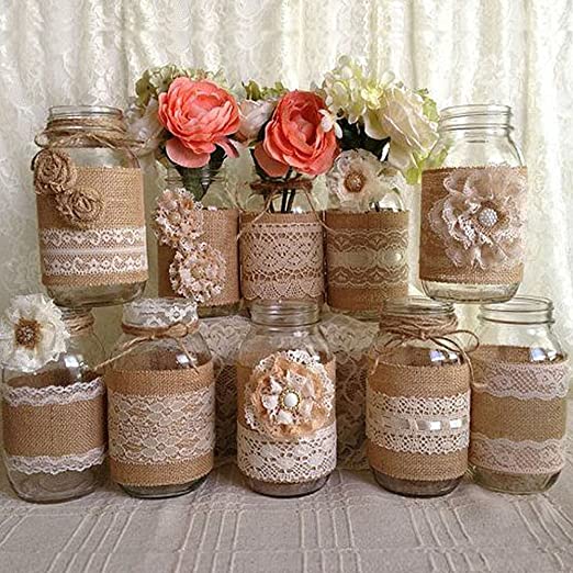 2m x 50mm Hessian Ribbon