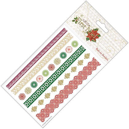 First Noel Rub-On Borders