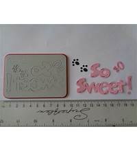 Sizzix Sizzlits So Sweet Die 9.5cm x 6.5cm approx.