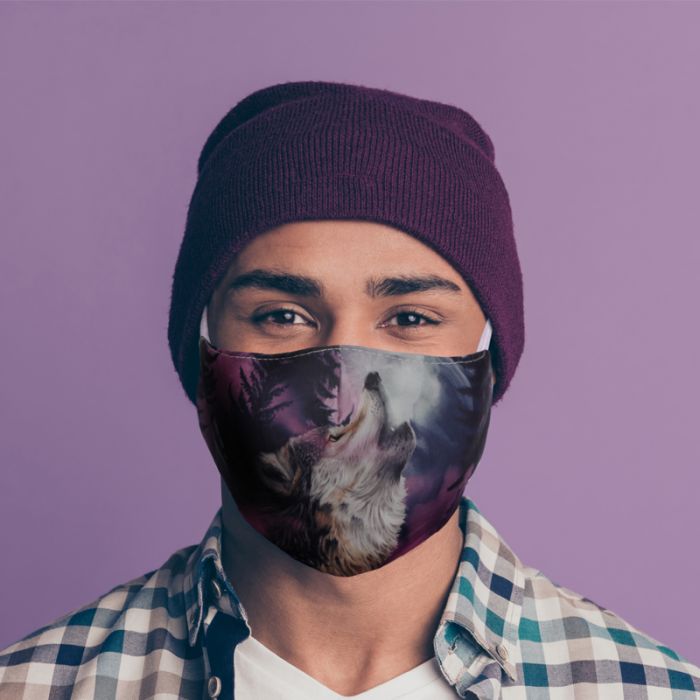 Wolf Face Covering -Large
